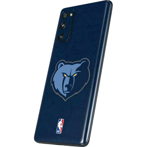NBA Memphis Grizzlies Distressed Galaxy S20 Fan Edition Skin
